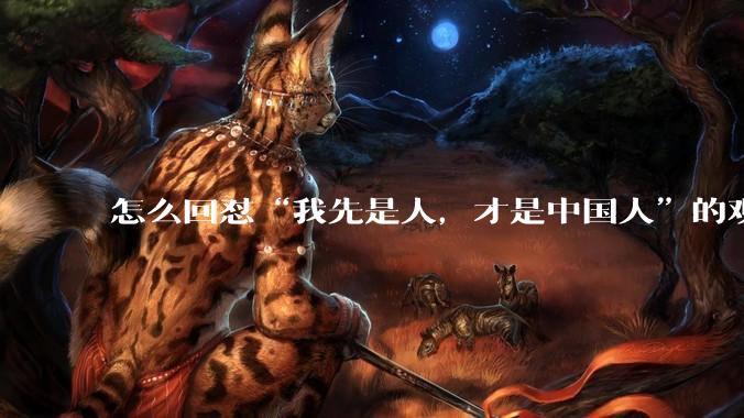 怎么回怼“我先是人，才是中国人”的观点？