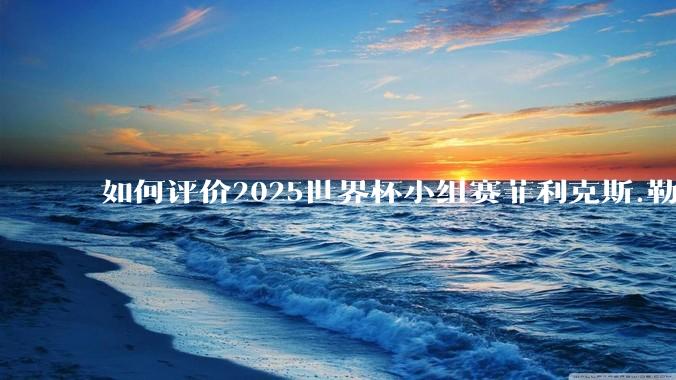如何评价2025世界杯小组赛菲利克斯.勒布伦2比2冯翊新，小分失利出局这场比赛?